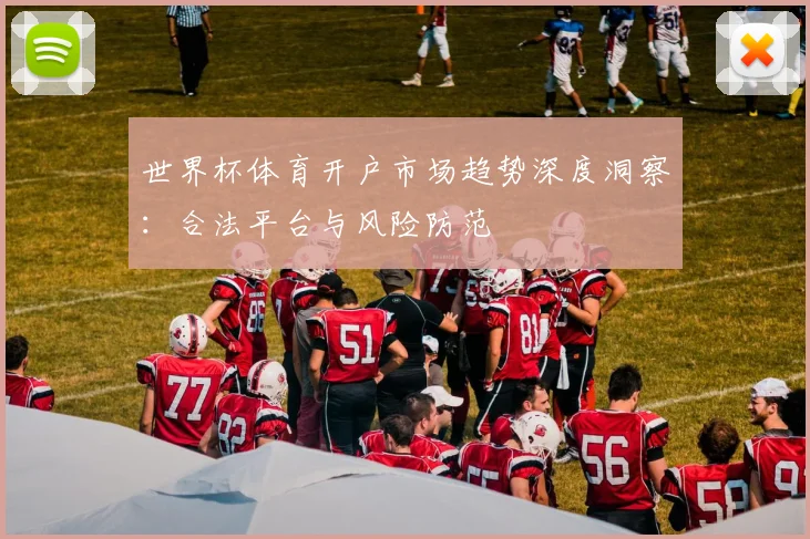 世界杯体育开户市场趋势深度洞察：合法平台与风险防范